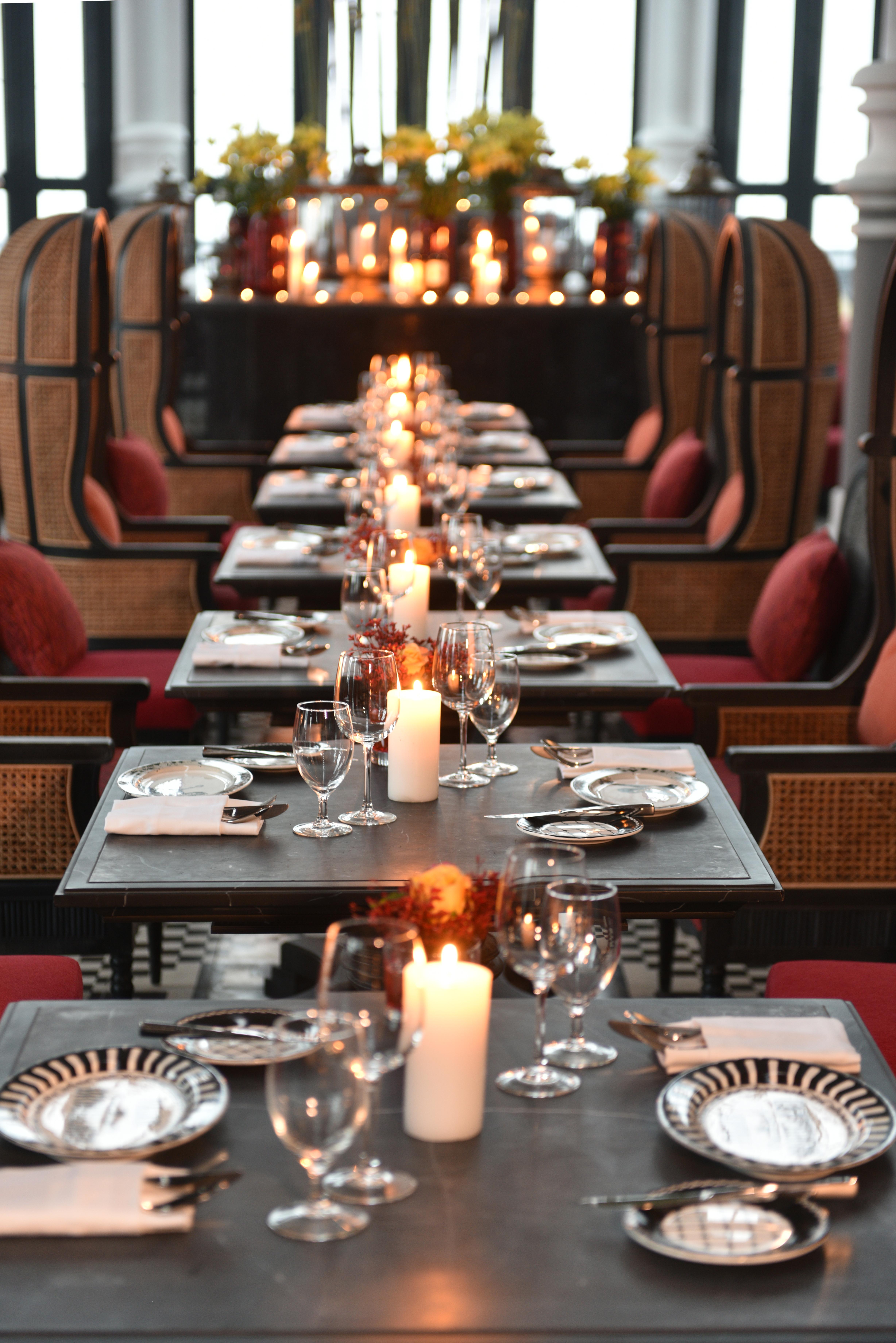 圆顶餐厅美憬阁酒店 萨帕 外观 照片 Restaurant interior