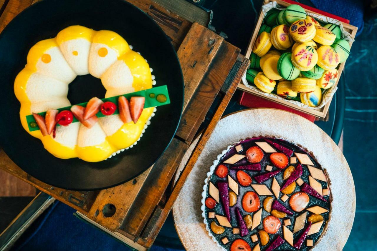 圆顶餐厅美憬阁酒店 萨帕 外观 照片 A variety of traditional desserts